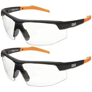 安全眼镜| Klein Tools 60171标准安全眼镜-透明镜片(2个/包)